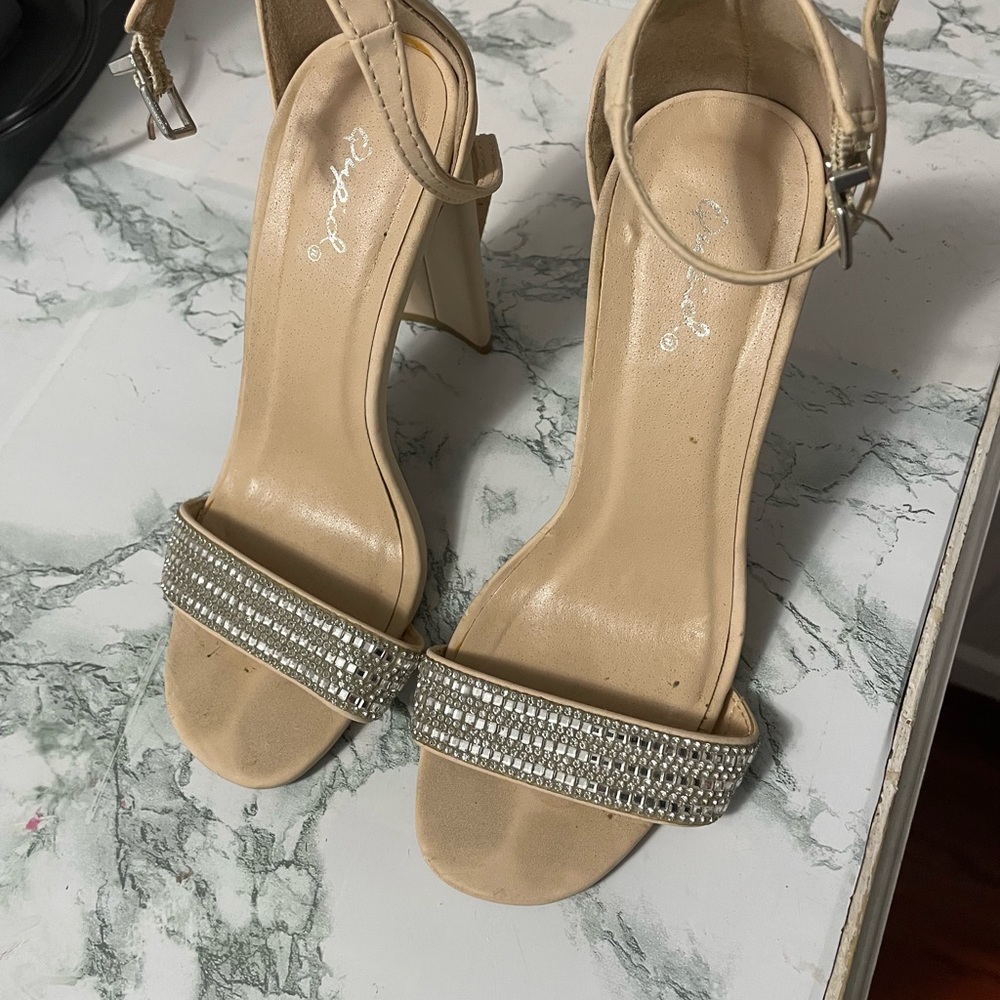 Rhinestone heels